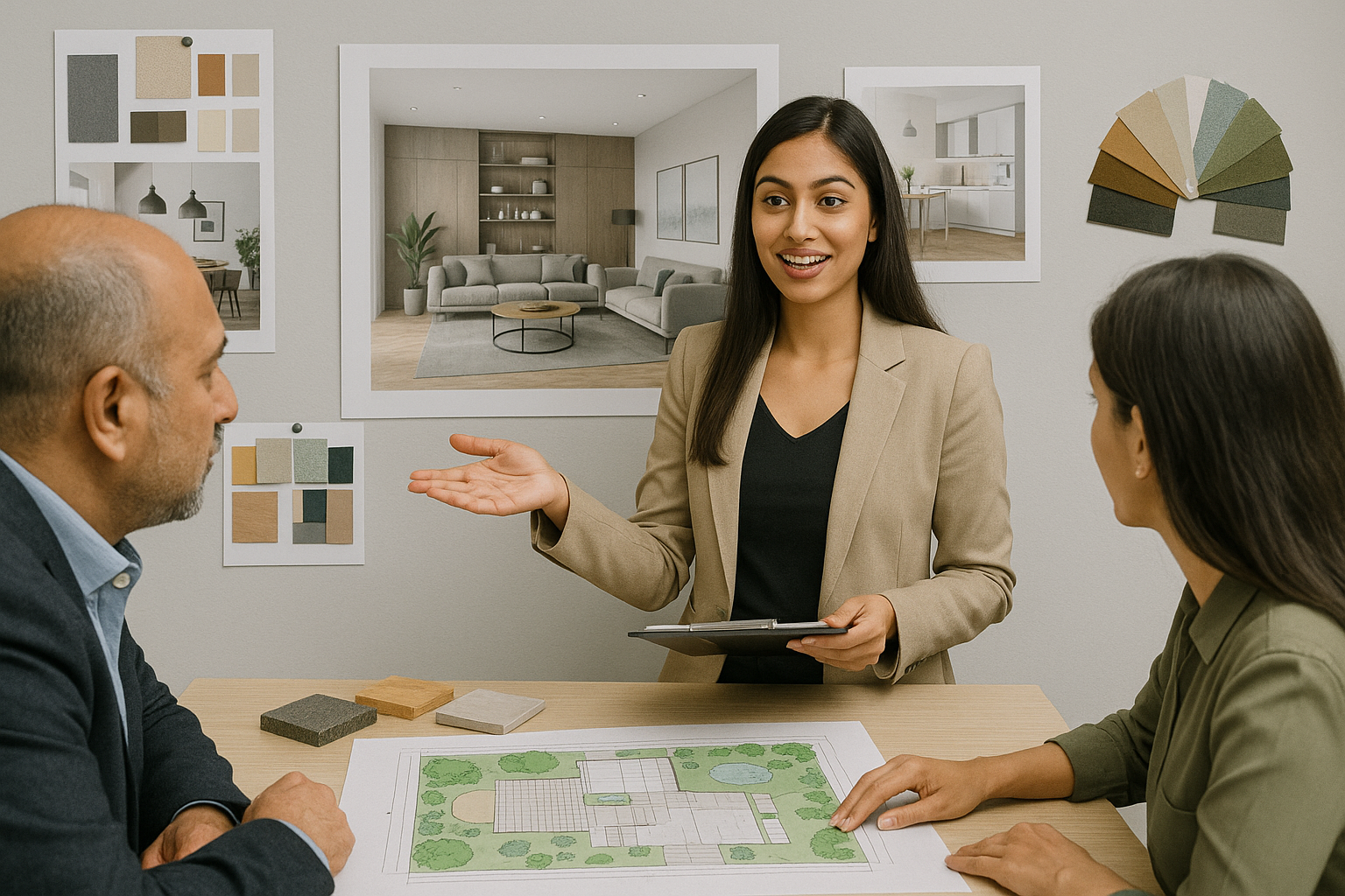 Interior design and landscape planning